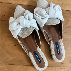 Margaux Women's Cream Bow Mule